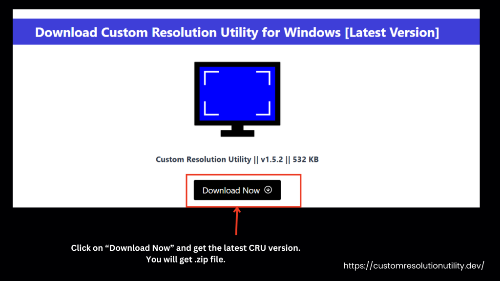 download custom resolution utility