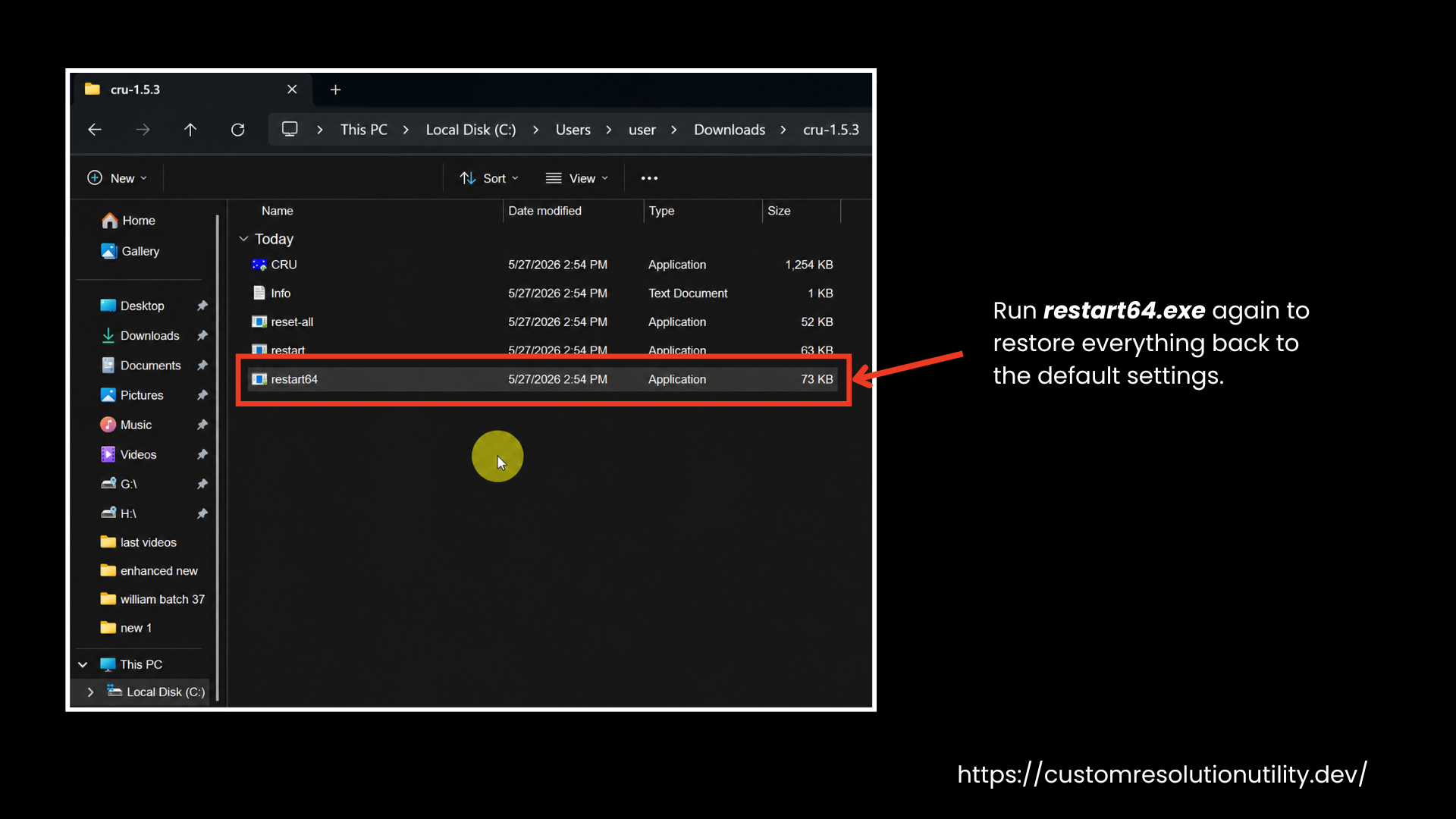 Restart Driver