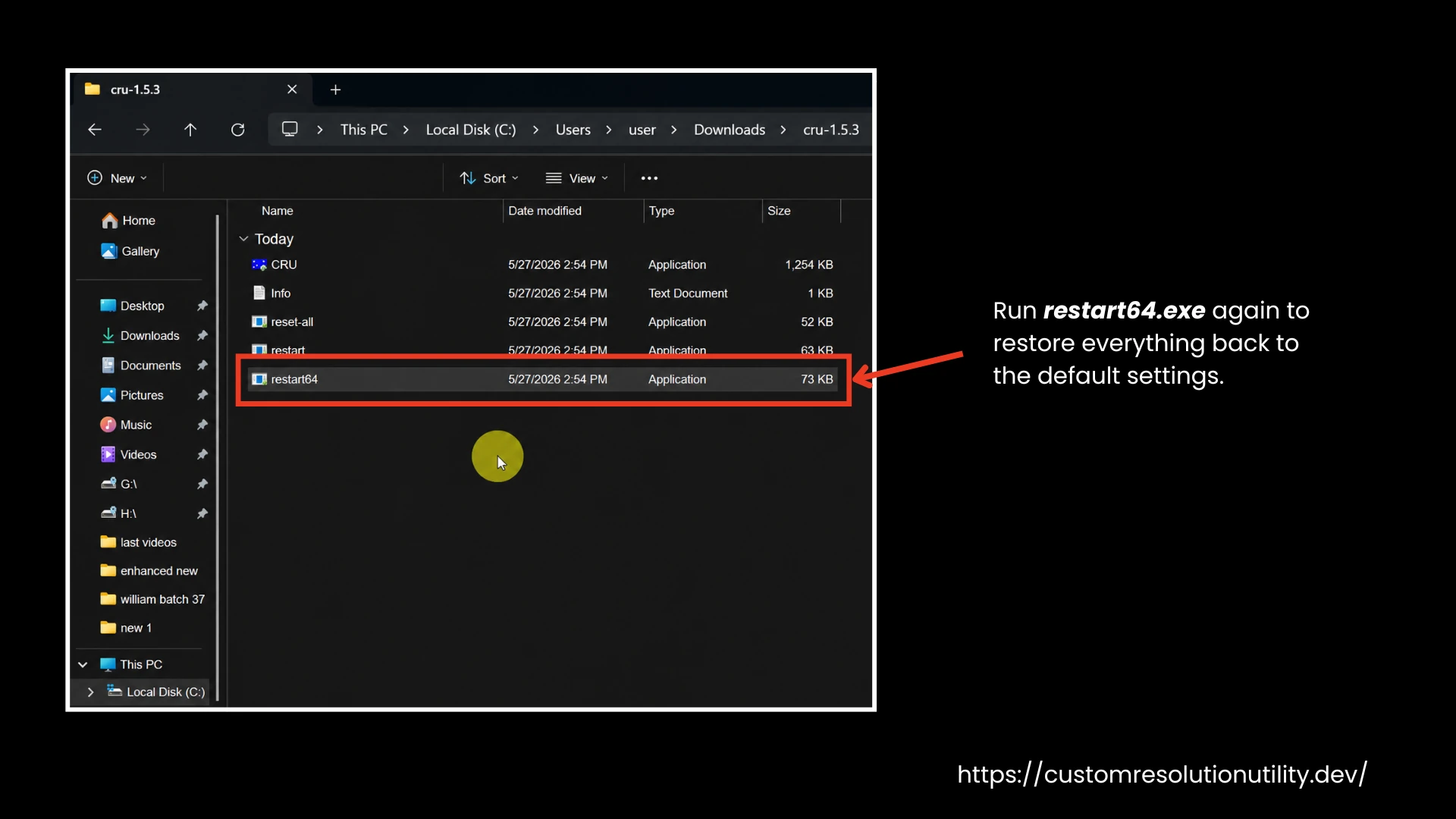 Restart Driver