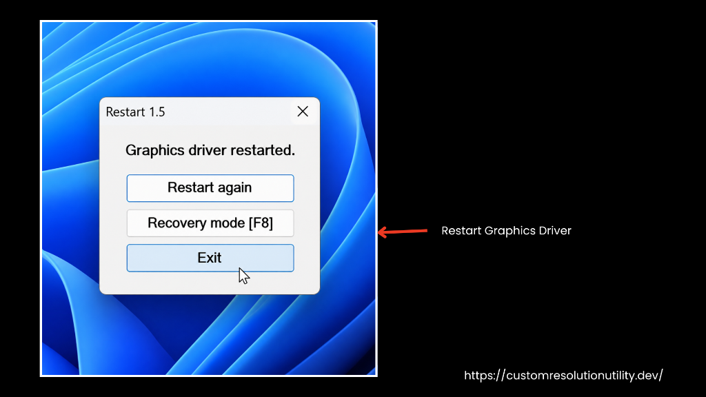 Restart Graphics Driver