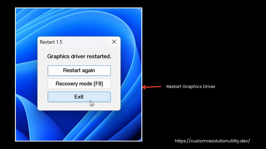 Restart Graphics Driver