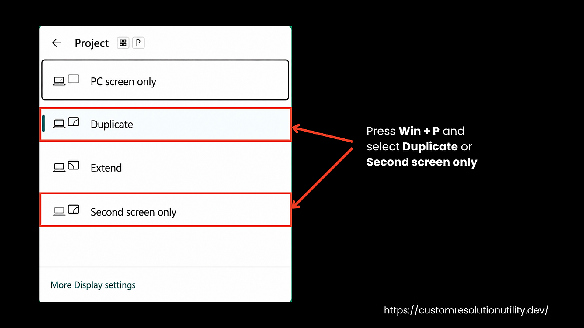 Using Second Display